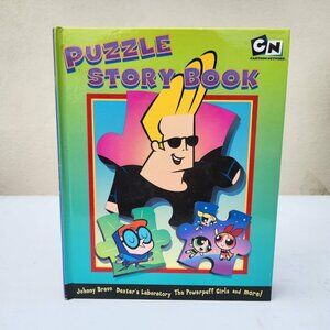 Johnny Bravo Dexter Power Puff Girls Cartoon Network Puzzle Story Book Gift 2006